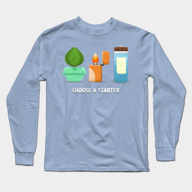 Choose A Starter Long Sleeve T-Shirt by TheGreatJery